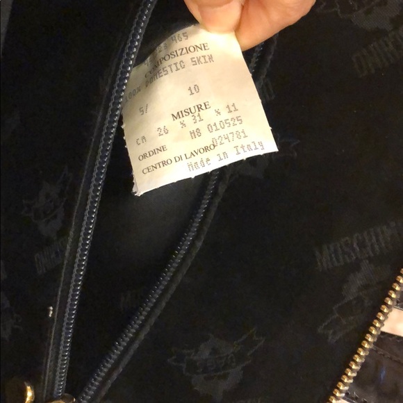 Moschino Leather Backpack